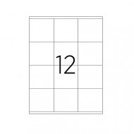 Office Label TANEX 12 Labels White 48×105 ml