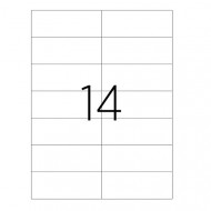 Office Label TANEX 14 Labels White 42.69×105 ml