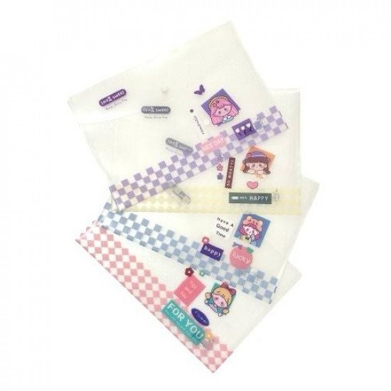 Document Holder With Button Click Transparent Girl Shape Document Holder With Button Click Transparent Girl Shape