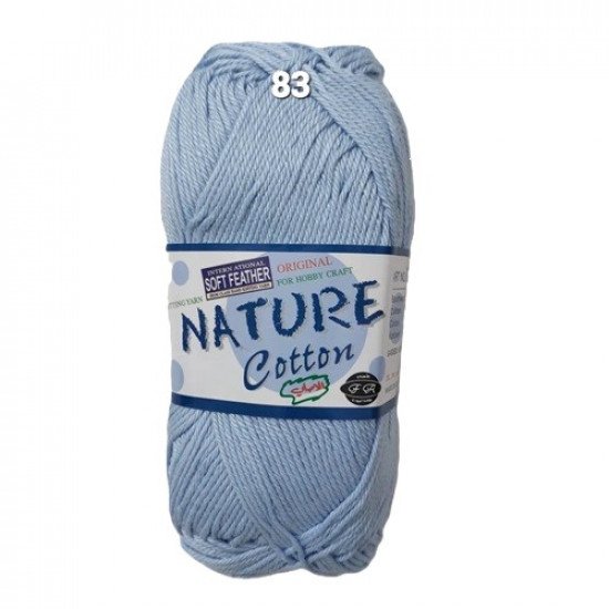 Cotton Thread Light Blue 83 NATURE Cotton Cotton Thread Light Blue 83 NATURE Cotton