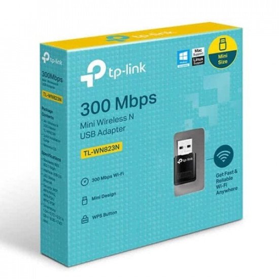 كيبل محول شبكة لاسلكي تي بي لينك ميني 300Mbps
