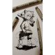 SAKURA PIGMA Pen Set, Black, 5 Sizes With a Pencil, Manga Set