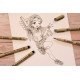 SAKURA PIGMA Pen Set, Black, 5 Sizes With a Pencil, Manga Set