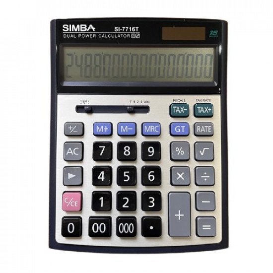 Tax Calculator 16 Digit SIMBA SI-140D