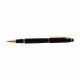 Ballpoint Pen SCRIKSS 35 NOBLE Matt Black Chrome With Cover Blue Ink Ballpoint Pen SCRIKSS 35 NOBLE Matt Black Chrome With Cover Blue Ink