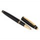 Ballpoint Pen SCRIKSS 35 NOBLE Matt Black Chrome With Cover Blue Ink Ballpoint Pen SCRIKSS 35 NOBLE Matt Black Chrome With Cover Blue Ink