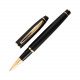 Ballpoint Pen SCRIKSS 35 NOBLE Matt Black Chrome With Cover Blue Ink Ballpoint Pen SCRIKSS 35 NOBLE Matt Black Chrome With Cover Blue Ink