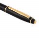 Ballpoint Pen SCRIKSS 35 NOBLE Matt Black Chrome With Cover Blue Ink Ballpoint Pen SCRIKSS 35 NOBLE Matt Black Chrome With Cover Blue Ink