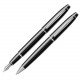 Set Pen Fountain and Ballpoint SCRIKSS Noble 35 Black and Silver Accessories Chrome Blue Ink Set Pen Fountain and Ballpoint SCRIKSS Noble 35 Black and Silver Accessories Chrome Blue Ink