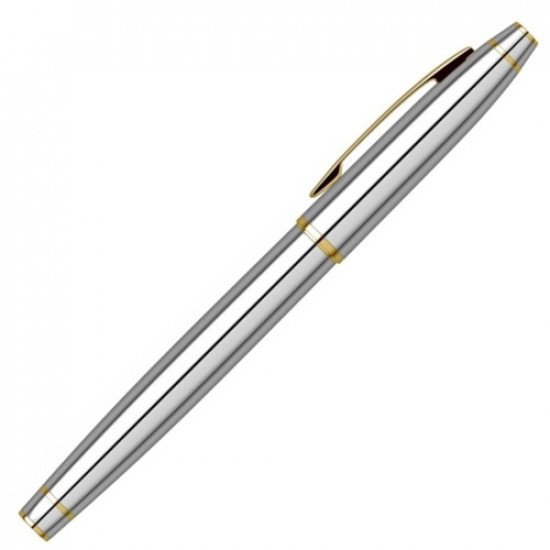 Set Pen Fountain and Ballpoint SCRIKSS Noble 35 Silver and Gold Accessories Chrome Blue Ink Set Pen Fountain and Ballpoint SCRIKSS Noble 35 Silver and Gold Accessories Chrome Blue Ink