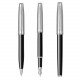 Set Pen Fountain and Ballpoint SCRIKSS Oscar 39 Black and Silver Chrome Blue Ink Set Pen Fountain and Ballpoint SCRIKSS Oscar 39 Black and Silver Chrome Blue Ink