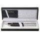 Set Pen Fountain and Ballpoint SCRIKSS Oscar 39 Black and Silver Chrome Blue Ink Set Pen Fountain and Ballpoint SCRIKSS Oscar 39 Black and Silver Chrome Blue Ink