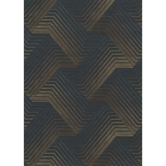 Kraft Gift Wrapping Paper 2m x 70cm Geometric Decorations Navy Blue
