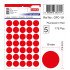 Office Label TANEX Phosphorescent Red Circles 19 mm Office Label TANEX Phosphorescent Red Circles 19 mm