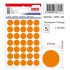 Office Label TANEX Phosphorescent Orange Circles 19 mm Office Label TANEX Phosphorescent Orange Circles 19 mm