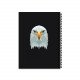 Wire Notebook Square KESKIN 100 Sheets B5 Jungle Animals Black Wire Notebook Square KESKIN 100 Sheets B5 Jungle Animals Black
