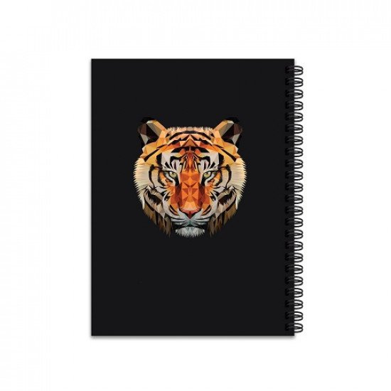 Wire Notebook Square KESKIN 100 Sheets B5 Jungle Animals Black Wire Notebook Square KESKIN 100 Sheets B5 Jungle Animals Black