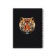 Wire Notebook Square KESKIN 100 Sheets B5 Jungle Animals Black Wire Notebook Square KESKIN 100 Sheets B5 Jungle Animals Black