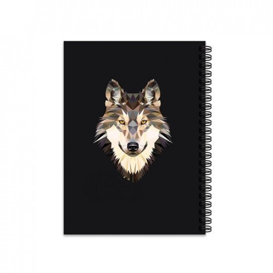 Wire Notebook Square KESKIN 100 Sheets B5 Jungle Animals Black Wire Notebook Square KESKIN 100 Sheets B5 Jungle Animals Black