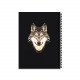 Wire Notebook Square KESKIN 100 Sheets B5 Jungle Animals Black Wire Notebook Square KESKIN 100 Sheets B5 Jungle Animals Black