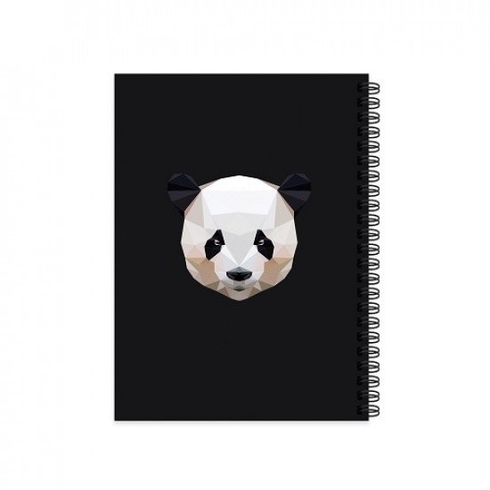 Wire Notebook Square KESKIN 100 Sheets B5 Jungle Animals Black Wire Notebook Square KESKIN 100 Sheets B5 Jungle Animals Black