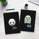 Wire Notebook Lined KESKIN 100 Sheets B5 Jungle Animals Black
