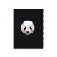 Wire Notebook Lined KESKIN 100 Sheets B5 Jungle Animals Black