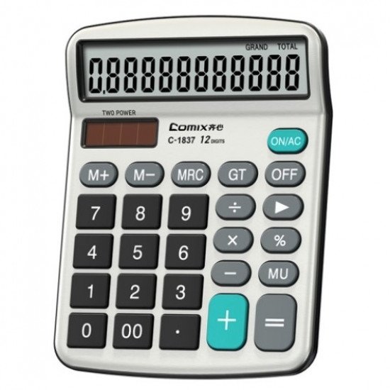  Business Calculator Large Display 12 Digits COMIX C-1837