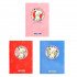 Hi Puppy Colorful Lined Memo Notebook 3 Pieces
