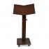 Brown Long Wooden Quran Stand with Wheels Brown Long Wooden Quran Stand with Wheels