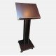 Brown Long Wooden Quran Stand with Wheels Brown Long Wooden Quran Stand with Wheels