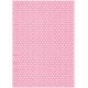 Gift Wrapping Paper White Dot, 1m x 70 cm, Pink