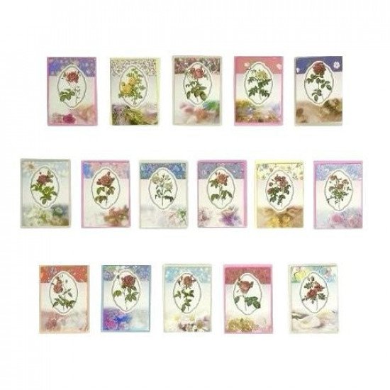 Glitter Flowers Greeting Cards and Gifts Set 16 Cards Glitter Flowers Greeting Cards and Gifts Set 16 Cards