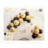 35pcs Balloon Set with Clear Ribbon and Happy Birthday Letter Gold and Black 35pcs Balloon Set with Clear Ribbon and Happy Birthday Letter Gold and Black