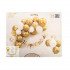 35pcs Balloon Set with Clear Ribbon and Happy Birthday Letter Gold and White 35pcs Balloon Set with Clear Ribbon and Happy Birthday Letter Gold and White