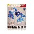 67pcs Balloon Set with Circle Stand Blue
