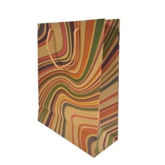 Kraft Paper Gift Bag31x25x10cm Printed Corrugated Kraft Paper Gift Bag31x25x10cm Printed Corrugated