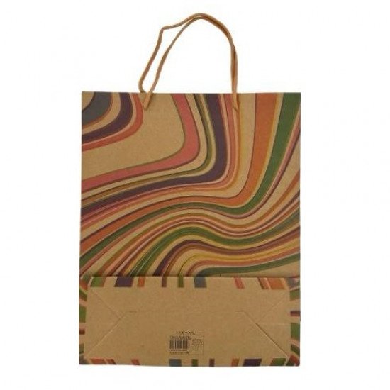 Kraft Paper Gift Bag31x25x10cm Printed Corrugated Kraft Paper Gift Bag31x25x10cm Printed Corrugated