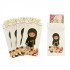 Printed Eid Envelopes Happy Eid 5 Pieces Girl Shape and Sweets