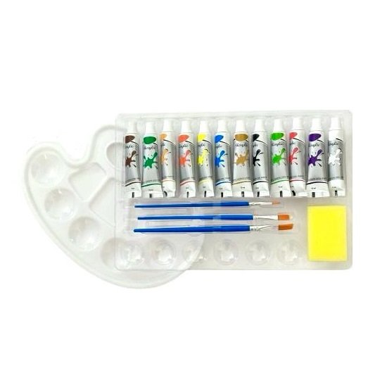 Acrylic Paint Set 17 Pieces Acrylic Paint Set 17 Pieces