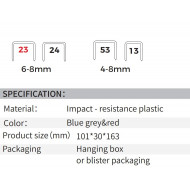 STD TK-2 4-In-1 Light Duty Plastic Staple Gun Tacker