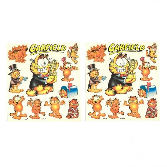Garfield Kids Stickers 2 Pieces Shape 2 Garfield Kids Stickers 2 Pieces Shape 2