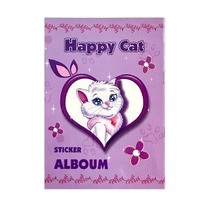 Notebook For Keeping Stickers In The Shape Of Lulu Caty Purple