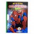 Coloring Book and Brain Games A3 With 100 Stickers Spiderman