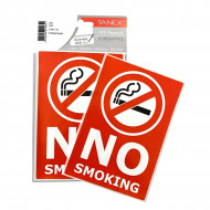 Sticker Paper Signboard TANEX No Smoking 