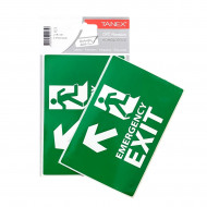 Sticker Paper Signboard TANEX Exit 