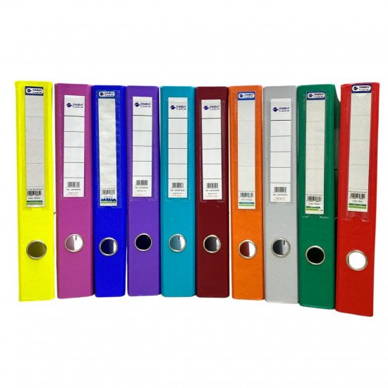 Plastic File A4 SIMBA 2 Rings 5cm Width Green Plastic File A4 SIMBA 2 Rings 5cm Width Green