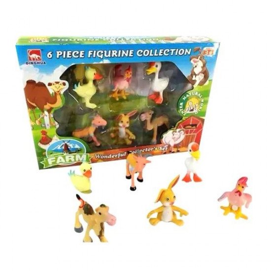 Educational Pet Farm Animal Model Set