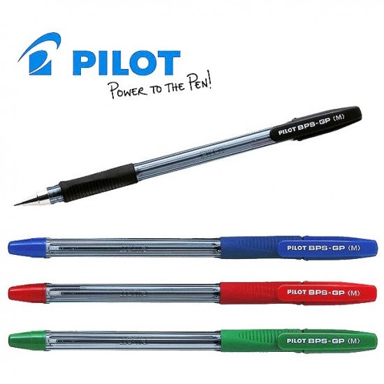 PILOT BPS-GP-M 1mm Ballpoint Pen, Black PILOT BPS-GP-M 1mm Ballpoint Pen, Black