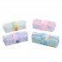Pencil Case with Two Zippers, Soft Transparent Mesh, Pastel Multiple Colors Pencil Case with Two Zippers, Soft Transparent Mesh, Pastel Multiple Colors